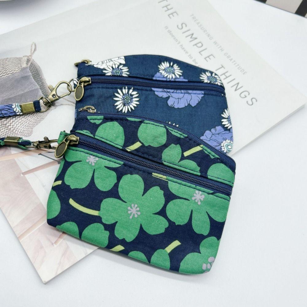 Cute Waterproof Coin Bag Simple Multi-function Purse Short Zipper Wallet