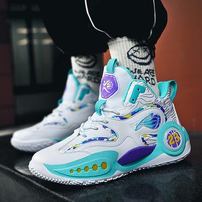Basketball Shoes 13 Years Old High-top Men's Shoes Students 7 Sports Shoes Older Children 9 Running Shoes 6 Training Shoes 8 Pieces 2025