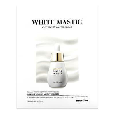 White Mastic Ampoule Mask Pack 1 Box