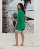 EDENIK Ezs4Pt52Gn Resort Terry Layered Shorts (Green)