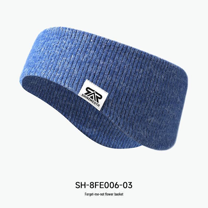 Sunmoss Women's Double-Layer Windproof Sports Headband - Warm Ear Protection for Autumn and Winter Running