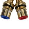 Ceramic Tap Valves Drips Resistant Faucet Valves Replacement Hot And Cold Water Spool Metal Ceramic Stem Disc Cartridges
