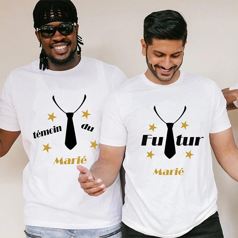 

Футболки для жениха French EVG Team Future Groom Squad, футболка с галстуком для лучшего друга, графические свадебные топы, футболка для мальчишника и холостяка S бежевый