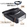 MAGDEPO Headband Magnifier Head Magnifier Optical Acrylic Binocular Magnifier Magnification Adjustable Headband for Jewelry Head Magnifier for