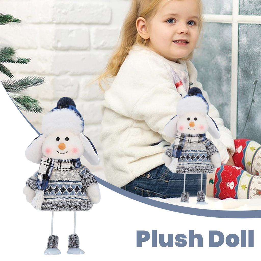 Cartoon Plüschtier Geburtstagsfeier Weihnachtsgeschenke für Kinder Mädchen Lieblich Winterpuppe niedliche Desktop-Dekorationen Heimschmuck