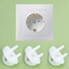White Electrical Safety Socket Protective Cover Baby Care Safety Guard Protection Children Anti Electric Shock Rotate Protectors