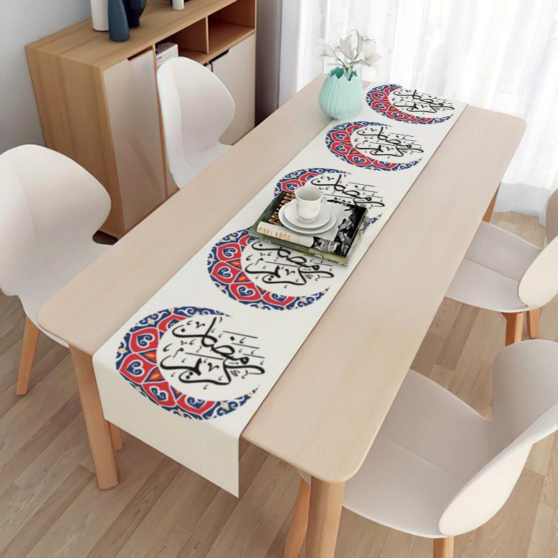39 Style Eid Mubarak Tablecloth Ramadan Decoration For Home Islamic Muslim Party Supplies Eid Al Adha Ramadan Kareem Home Decoration