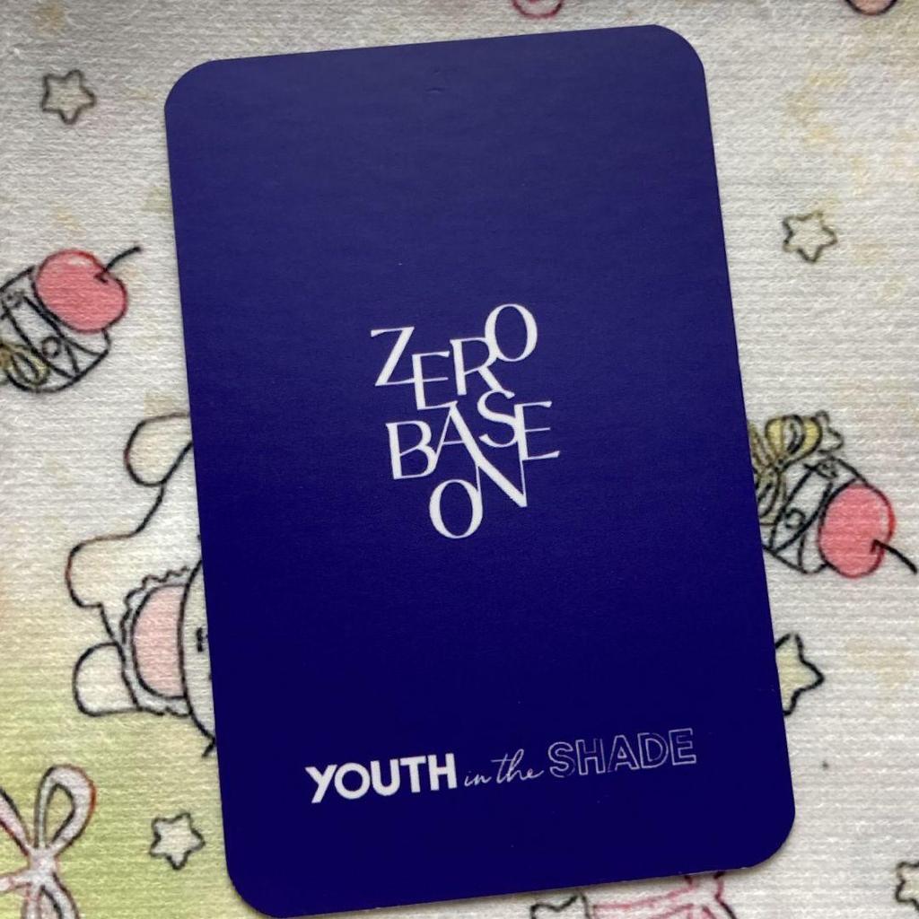 [USED] Zb1 3rd Week Kim Ji-woon Sanok Zebewan Pre-recorded Trading Card