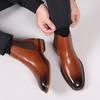 Modemarke Herren Chelsea Boots Echtes Rindsleder Handgefertigte Stiefel Schuhe Arbeitsschuhe Für Formelle Kleidung Hochzeit Geschäftliche Party Neu