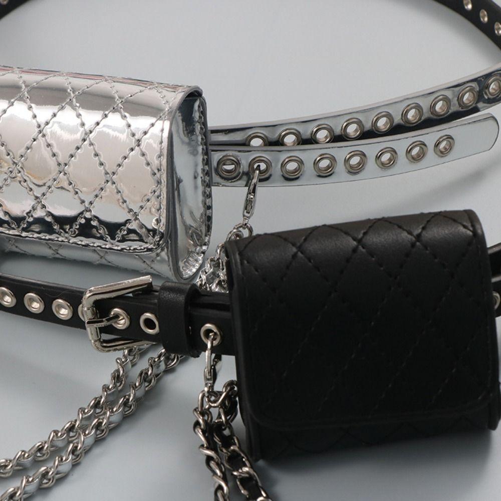 Korean Style Belt Waist Bag PU Women Belt Bag Ins Women Waist Bag  Female