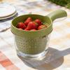 Draining Basket With Handle Fruit Cleaning Basin Kitchen Colander Strainer Baskets Washing Vegetable For Potato Salads