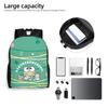 K-KeroKeroKeroppies Backpack for Women Men Waterproof College School Cute Frog Bag Print Bookbags