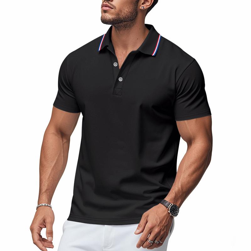 Summer Hot Selling Men's Polo Shirts Casual Quick Dry Short Sleeve T-shirt Men