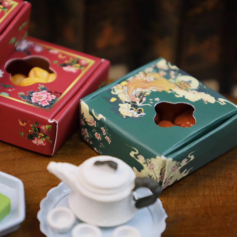 Miniature Toy Simulation Moon Cake Plastic Dollhouse Food Dollhouse Miniature Mooncake Play House Food Model