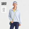 Benlai Women's Loose Casual Half-Zip Sweatshirt