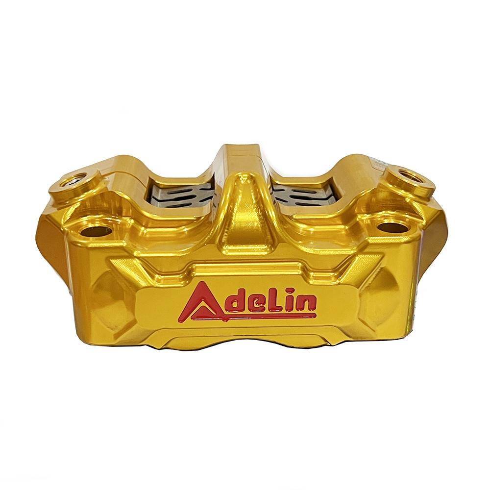ADELIN Motorcycle universal Upgraded racing 4 piston ADL-26 Brake calipers CNC rear brake Gp4 RX Radial Brake Caliper 100mm золотой