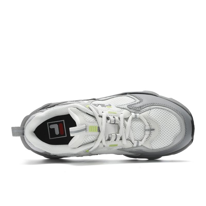 Fila Retro Series Thick Sole Minimalist Low Top Casual Shoes Women Sneaker Fog-Gray Alloy-Gray F12W422111FVV