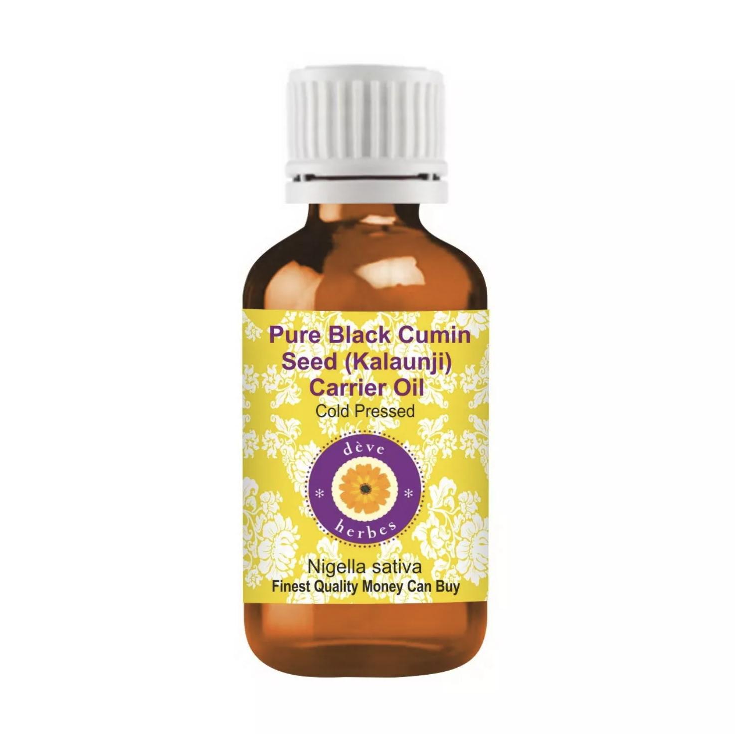 

Олія насіння Чорного кмину (30 мл), Pure Black Cumin Seed Carrier Oil, Deve Herbes
