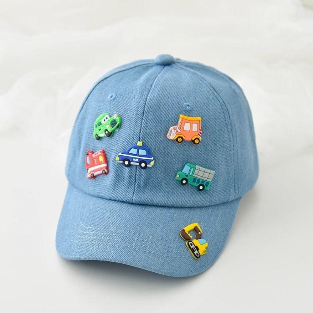 Vehicles Pattern Children Sports Hats Cartoon Baby Sun Visor Hat Kids Baseball Caps Boys Girls