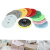11pcs 4 Inch Diamond Wet Polishing Pads Grinding Disc + 1pc Backing Pad for Granite Marble Stone Ceramic Tile Concrete