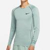 Nike Pro Dri-Fit Sports Casual Crew Neck Long Sleeve T-Shirt Men Tops Green DD1991-357