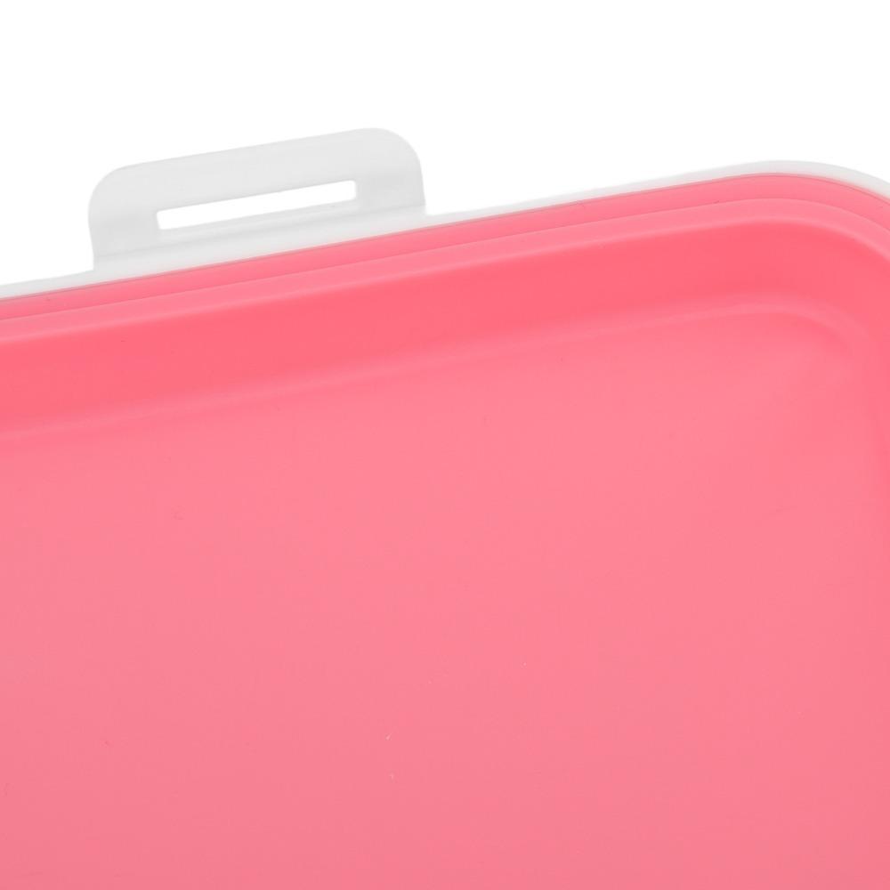 PP Silicone Material Sandwich Storage Box 3 Side Clips Food Snack Storage Sandwich Holder  For Work