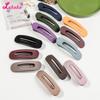 6 PCS Flat Hair Clips for Women, Thick and Small Sizes, Perfect for Thin or Thick Hair, Matte Cute Banana Clips,Neutral Color