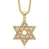 Gothic Star of David Pendant Necklace Hexagram Chain Hip Hop Jewelry Accessories