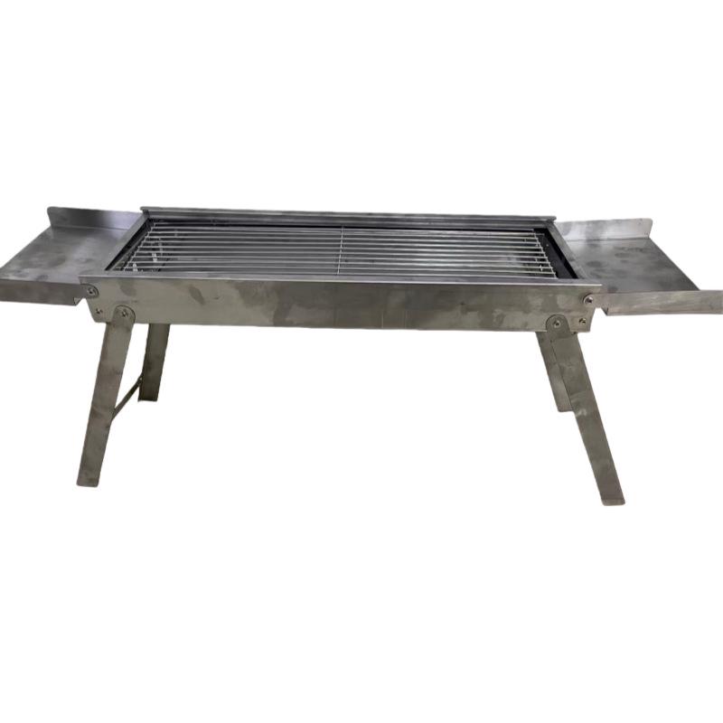 Portable Folding Stainless Steel Charcoal Grill for Camping
