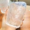 Beverage Cup Glass Drinkware Glacier Patterned Glass Cup with/without Handle Household Women Frosted Water Bottle Drinking Cups