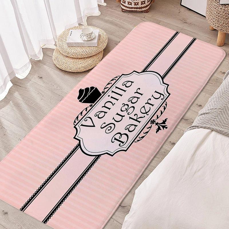 Teppich für Schlafzimmer Bäckerei Schlafraum Lustige Fußmatte Eingangstür Fußmatte Rutschfest Raum Boden Teppiche Moderne Heimdekoration