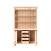 1:12 Dollhouse Miniature Wood Display Cupboard Shelf Cabinet Decoration Painted