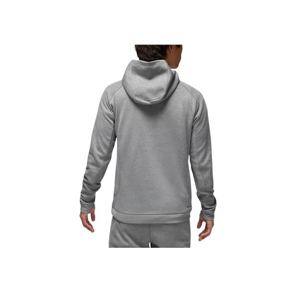 Jordan Pattern Logo Zip Hoodie Jacket Men Outerwear Dark-Grey DV9784-063