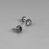 Cold and Cool Ear Pendants - Retro, Sophisticated, Minimalist Design - for Men with Unique Titanium and Steel Materials