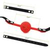 Adult Slave Harness Silicone Ball Open Mouth Gag BDSM Bondage Fetish Mouth Restraint Sex Toy for Woman Exotic