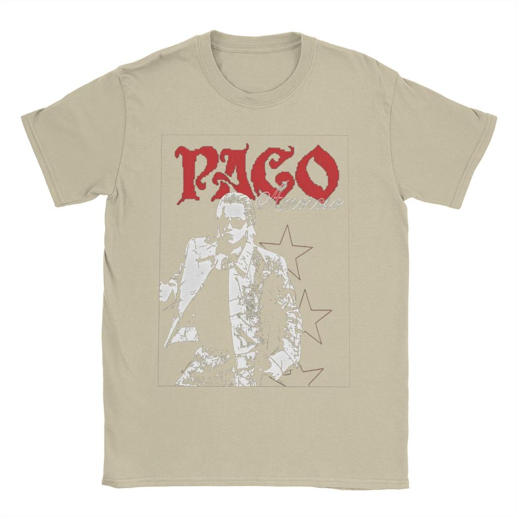Increíbles Camisetas del Tour Papota de CA7RIEL y Paco Amoroso para Hombre Cuello Redondo Camiseta 100% Algodón Camisetas de Manga Corta Tops Clásicos