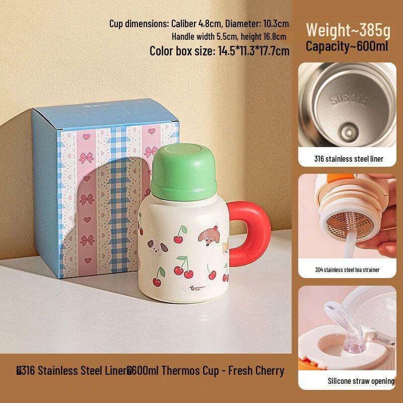 ZISIZ Kids 316 Stainless Steel Insulated Water Bottle