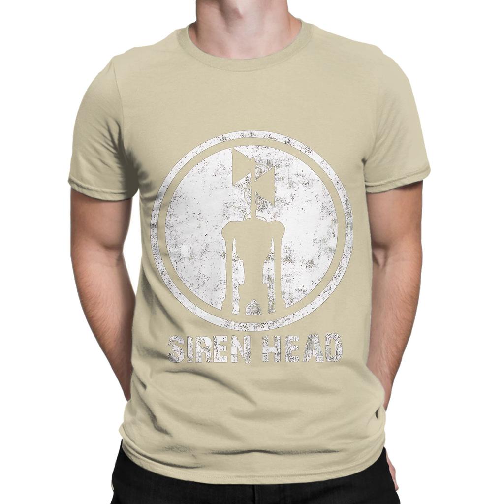 Maglietta 100% Cotone Grafica Logo Siren Head Magliette Siren Head Top Per Unisex