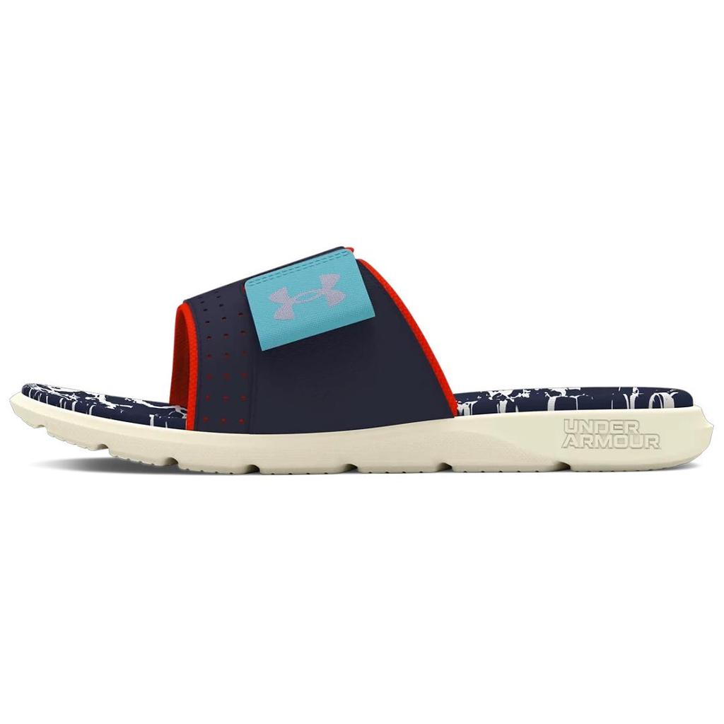 Under Armour Mercenary Comfortable Lightweight Silent Slide Sandals Unisex Sandals Navy-Blue 3027252-103