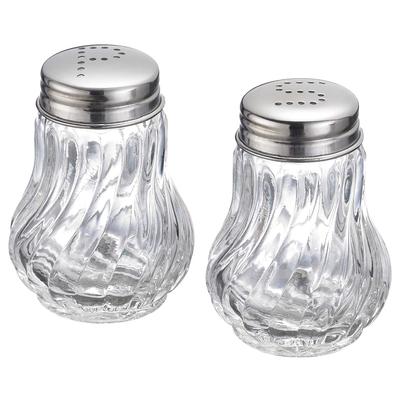 2/4Pcs Spice Kitchen Pepper Seasoning Salt Jar Shaker Cooking BBQ Glass Bottle