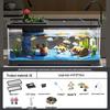 Acuario de Peces Betta de Alta Definición con Filtro y Oxigenador Integrados para Decoración de Sala de Estar