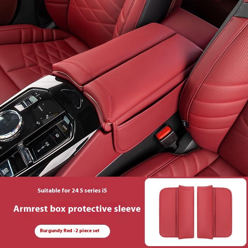 For 24 Bmw 5 Series I5 Center Console Armrest Booster Pad Interior Modified Storage Armrest Box Cushion Heightener Central Box