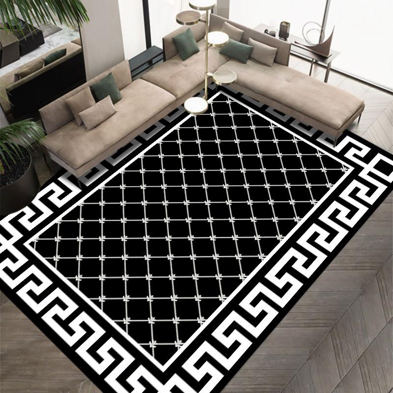 Wohnzimmerteppich Verschleißfest und Schmutzabweisend Sofa Couchtisch Teppich Haushalt Rutschfest Schlafzimmerteppich