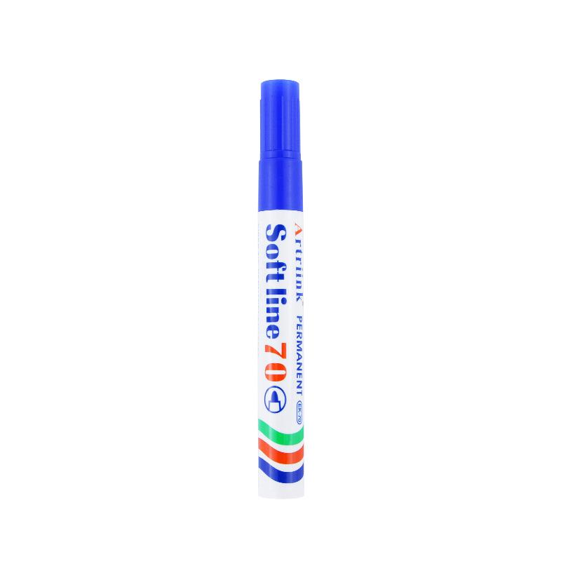 Quick-Dry Waterproof Oil-Based Marker Pen - Red, Blue, Black