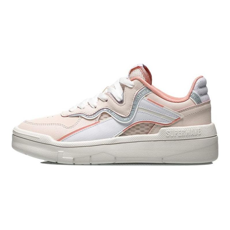 Li-Ning Wave Superwave Lite Pink Apricot Women Sneakers Standard-White AGCR048-2