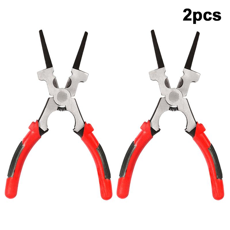 

8-дюймовые многофункциональные сварочные клещи, плоскогубцы с плоскими губками, изысканный инструмент с высокой твердостью для вспомогательной сварки MIG, удаление проволоки, резка 2pcs