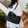 2024 Summer Fashion Stylish Pearl Chain Casual Shoulder Bag Large Tote For Women