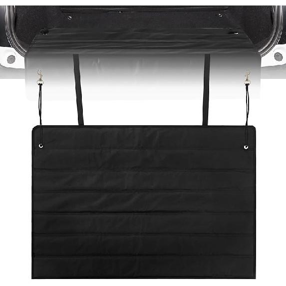 Tinideya Large Rear Bumper Protector For Cars 36 X 25 Inch Bumper Guard Foldable Protective Mat Dog Blanket Cargo Liner Preventing Scratches While