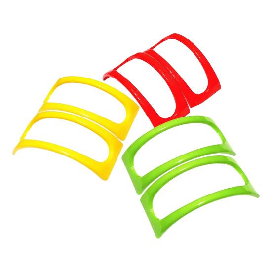 3/6/12Pcs Taco Holder Food Grade BPA-Free Dishwasher Safe Individual Serving Chicken Roll Soft Hard Shell Taco Stand Plastic Rack