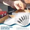 6/8/10/12/14Pcs 8-19Mm Stainless Steel Pipe Cleaning Brush 1/4 Hexagonal Wire Brush For Electric Drill Cleaning Tool
